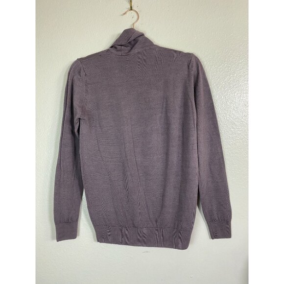 Marks & Spencer Purple Turtleneck Long Sleeve Sweater Knit UK 8 Women size US 4 - Picture 12 of 13